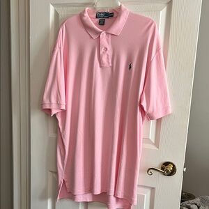 Ralph Lauren Men's Polo Shirt in Soft Pink
